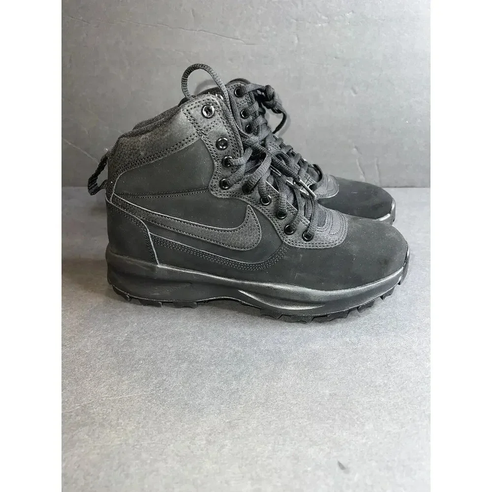 Nike manoadome triple black hiking training boots sneaker hi top mens size 7 NEW